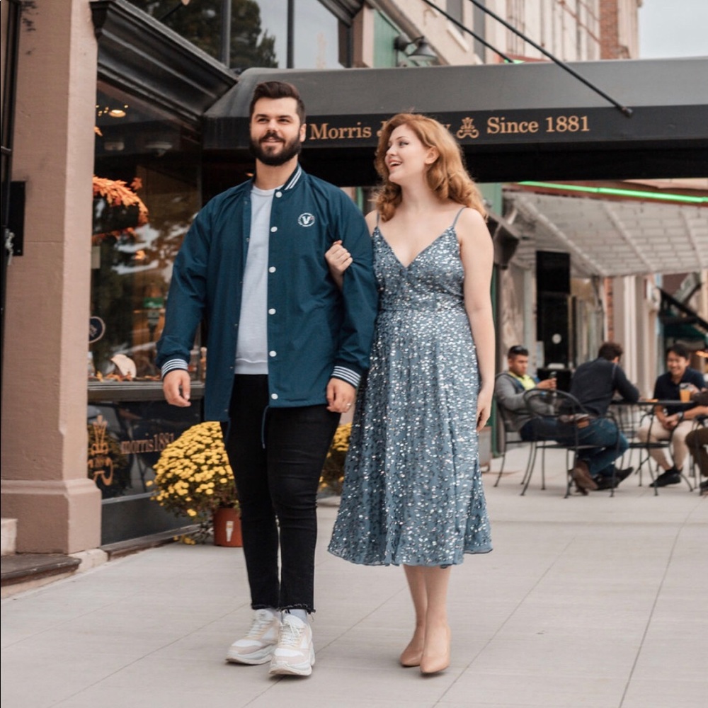 ASOS Blue midi Dress